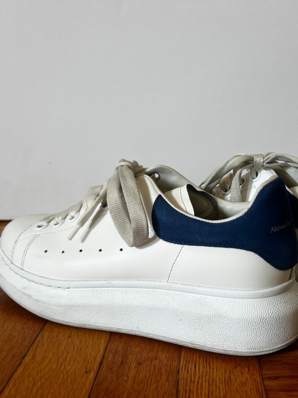McQueen Oversized Leather Sneakers